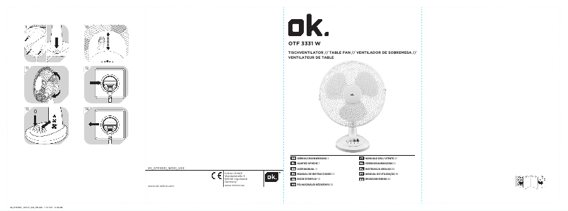 Imagen de la primera página del manual del dispositivo OTF 3331 W