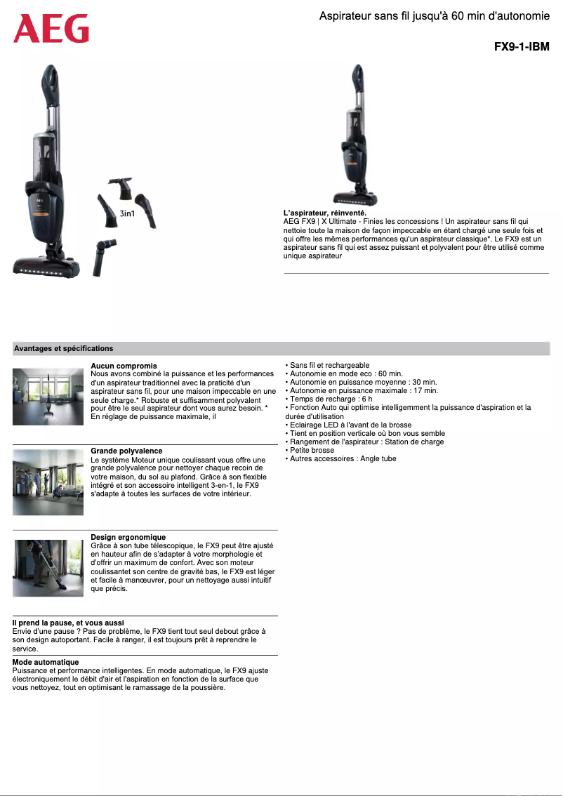 Imagen de la primera página del manual del dispositivo FX9