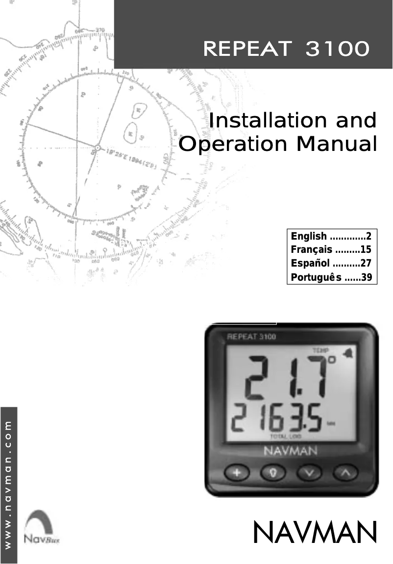 Página nº 1 - Manual de usuario Navman Repeat 3100