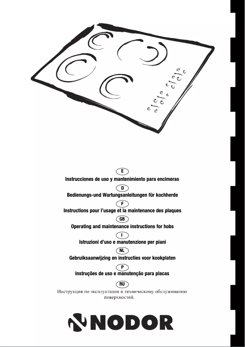 Página 1 del manual Manual de usuario Nodor GCI 316