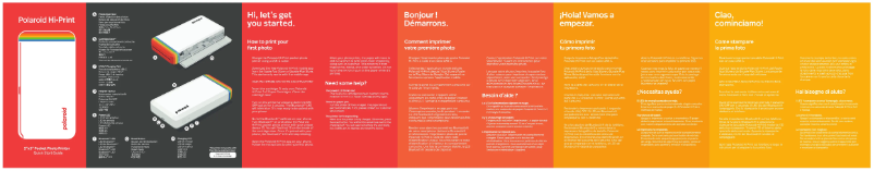 Página 1 del manual Manual de usuario Polaroid Hi-Print 2x3