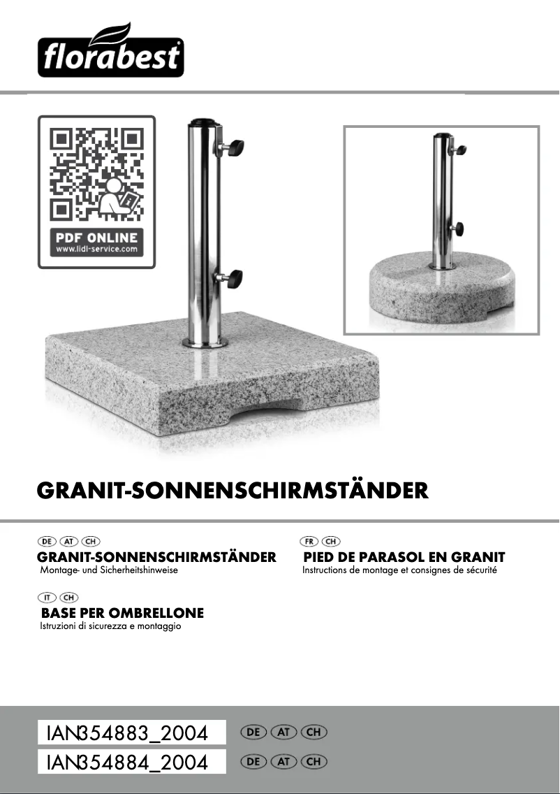 Imagen de la primera página del manual del dispositivo IAN 354884