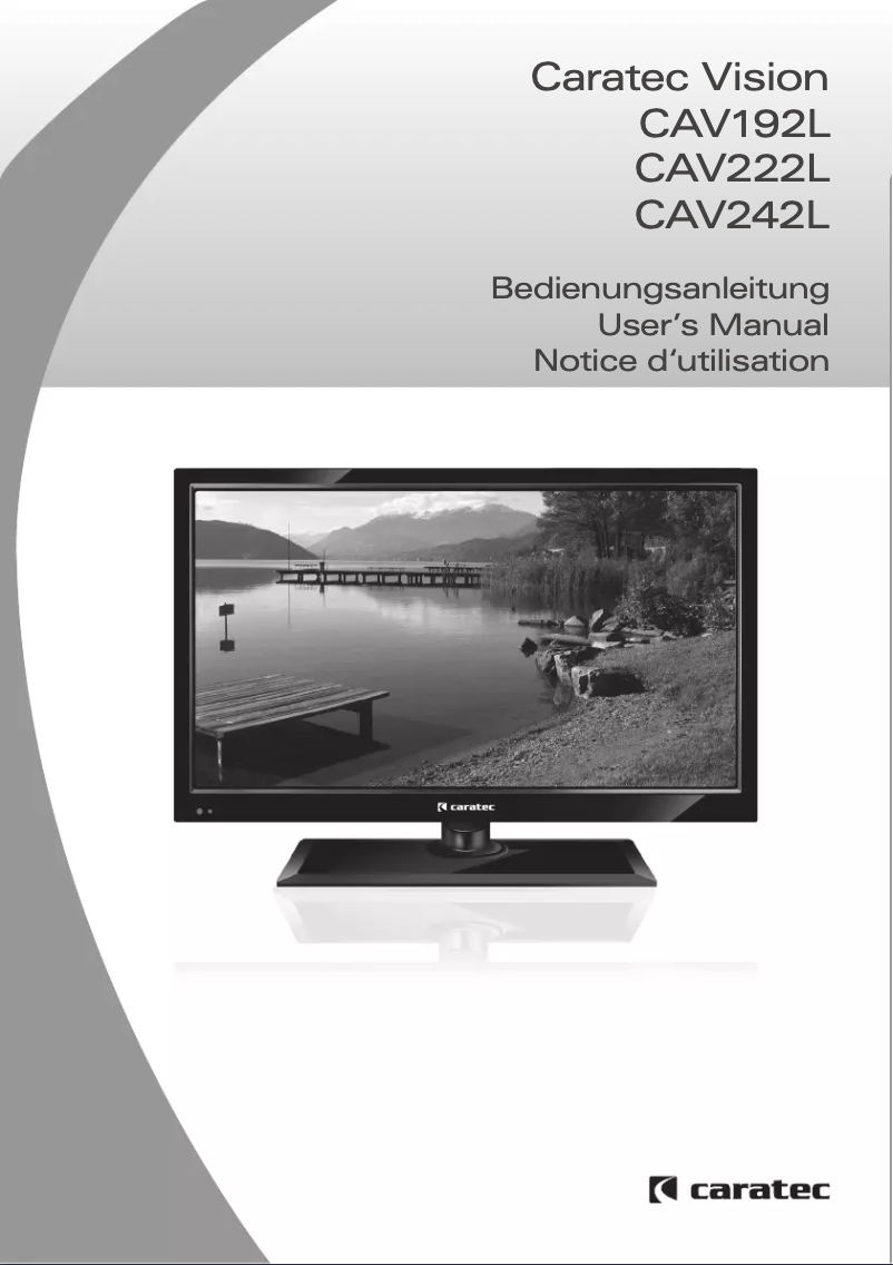 Imagen de la primera página del manual del dispositivo CAV242L