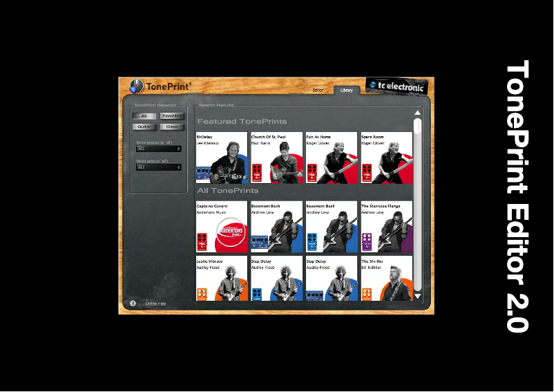 Imagen de la primera página del manual del dispositivo Toneprint APP