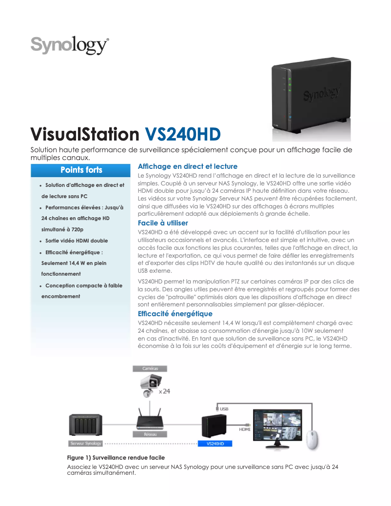 Imagen de la primera página del manual del dispositivo VisualStation VS240HD