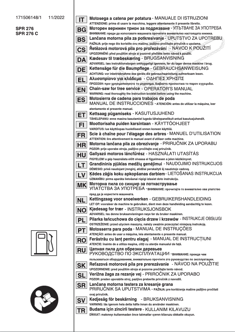 Página 1 del manual Manual de usuario Stiga PR 730