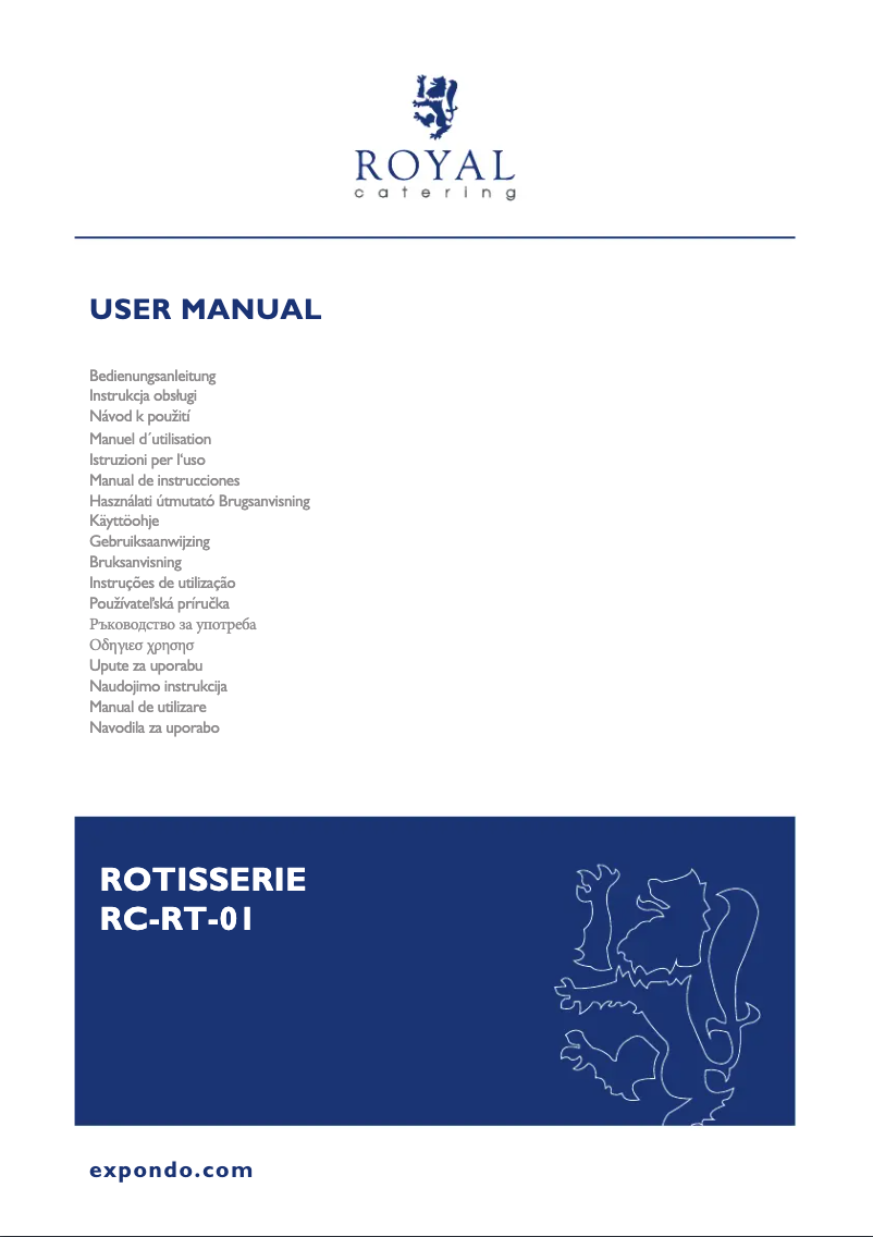 Imagen de la primera página del manual del dispositivo RC-RT-01