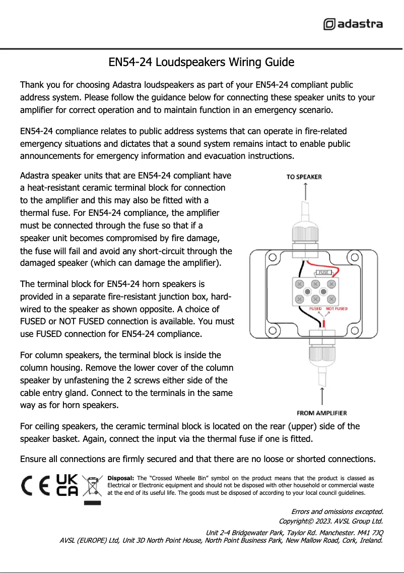 Página 1 del manual Manual de usuario Adastra CF-5D