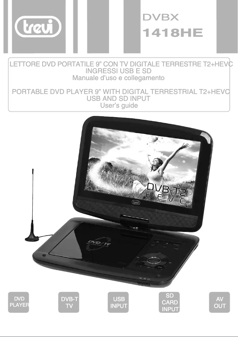 Página 1 del manual Manual de usuario Trevi DVBX 1418 HE