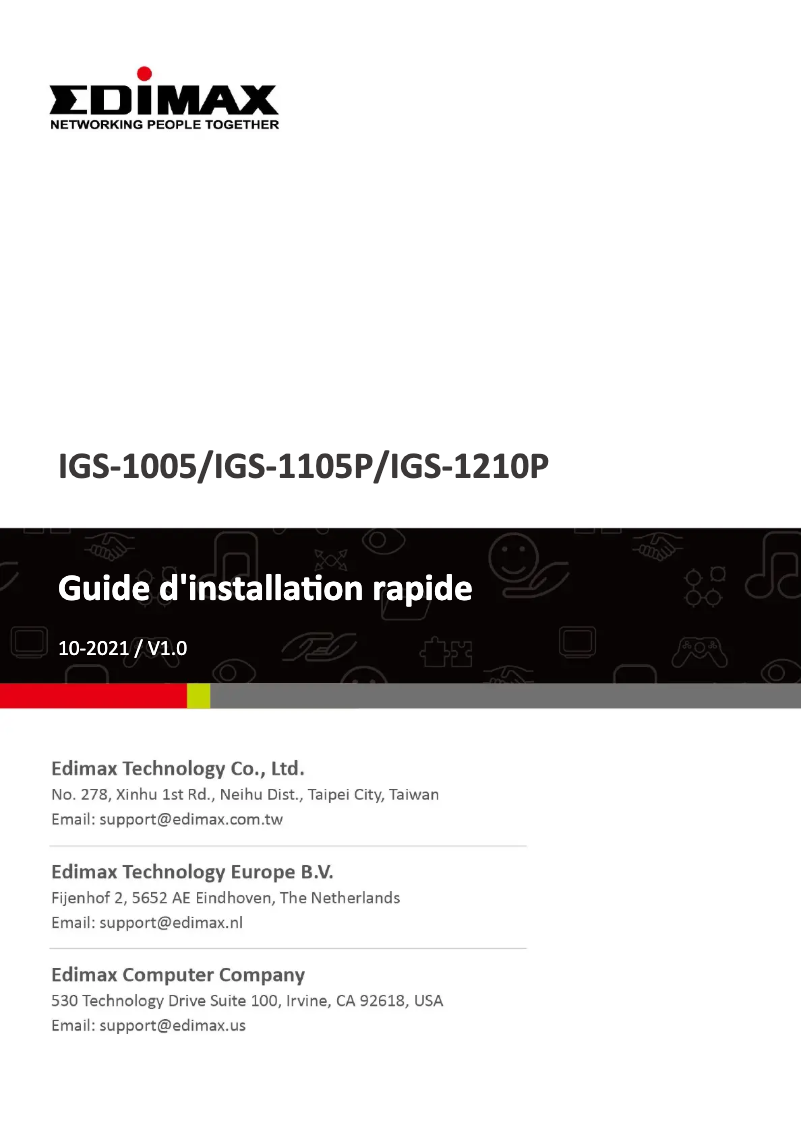 Imagen de la primera página del manual del dispositivo IGS-1005
