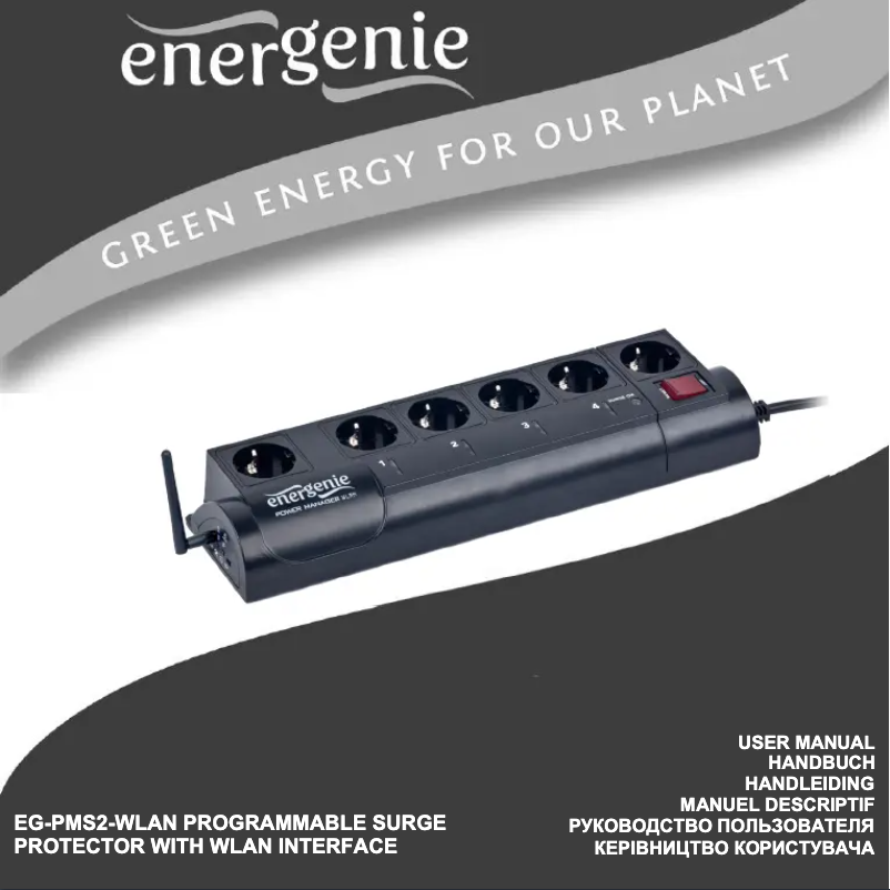 Página 1 del manual Manual de usuario EnerGenie EG-PMS2-WLAN