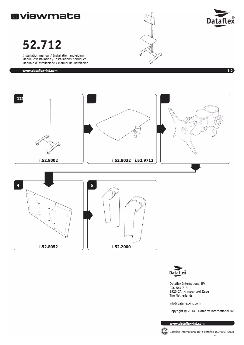 Imagen de la primera página del manual del dispositivo ViewMate 712