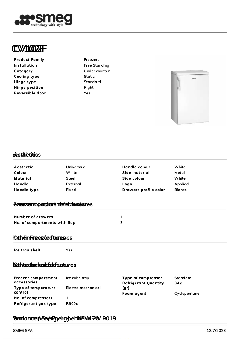Imagen de la primera página del manual del dispositivo CV102F