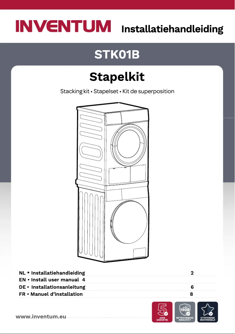 Imagen de la primera página del manual del dispositivo STK01B