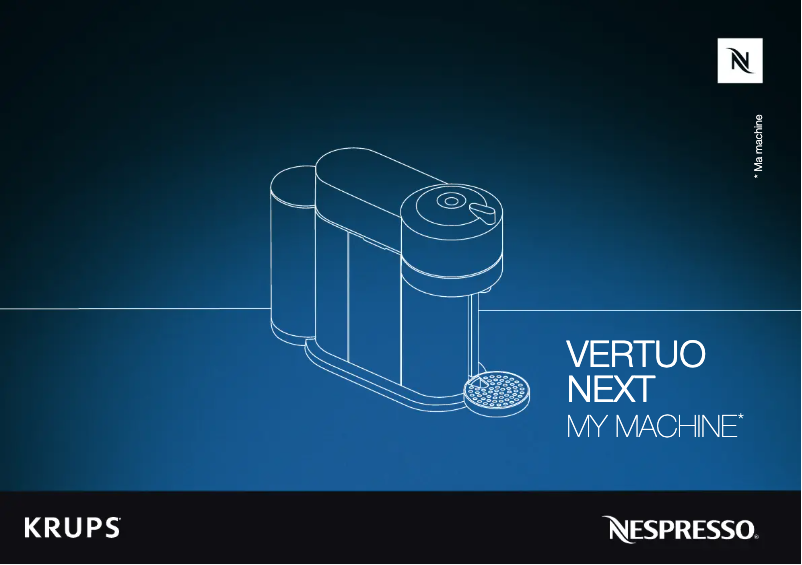 Imagen de la primera página del manual del dispositivo Nespresso Vertuo Next Premium XN9108