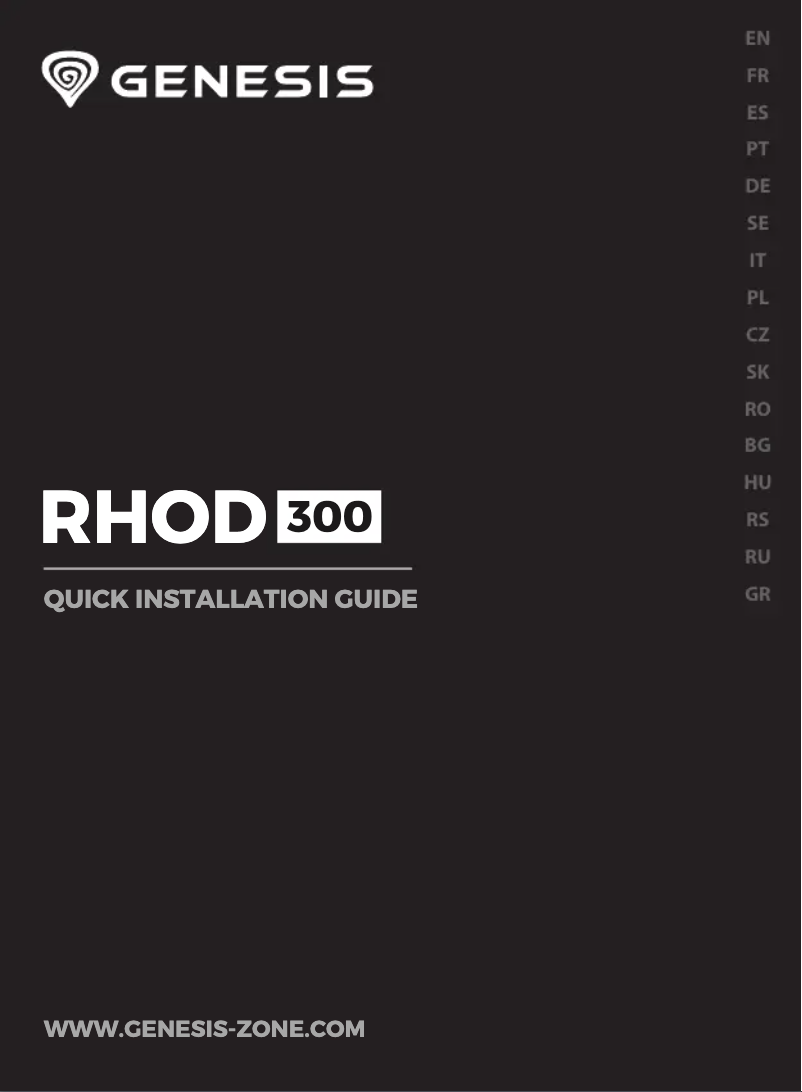 Imagen de la primera página del manual del dispositivo Rhod 300 RGB