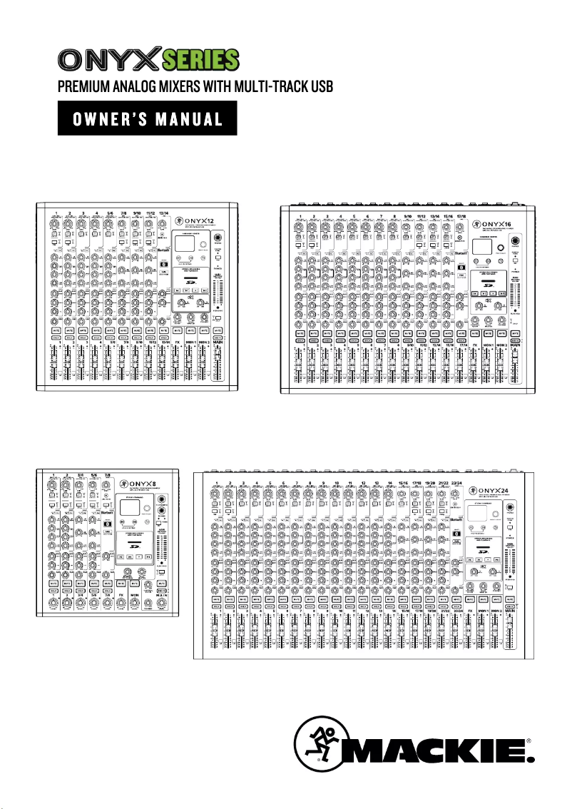 Imagen de la primera página del manual del dispositivo Onyx 8
