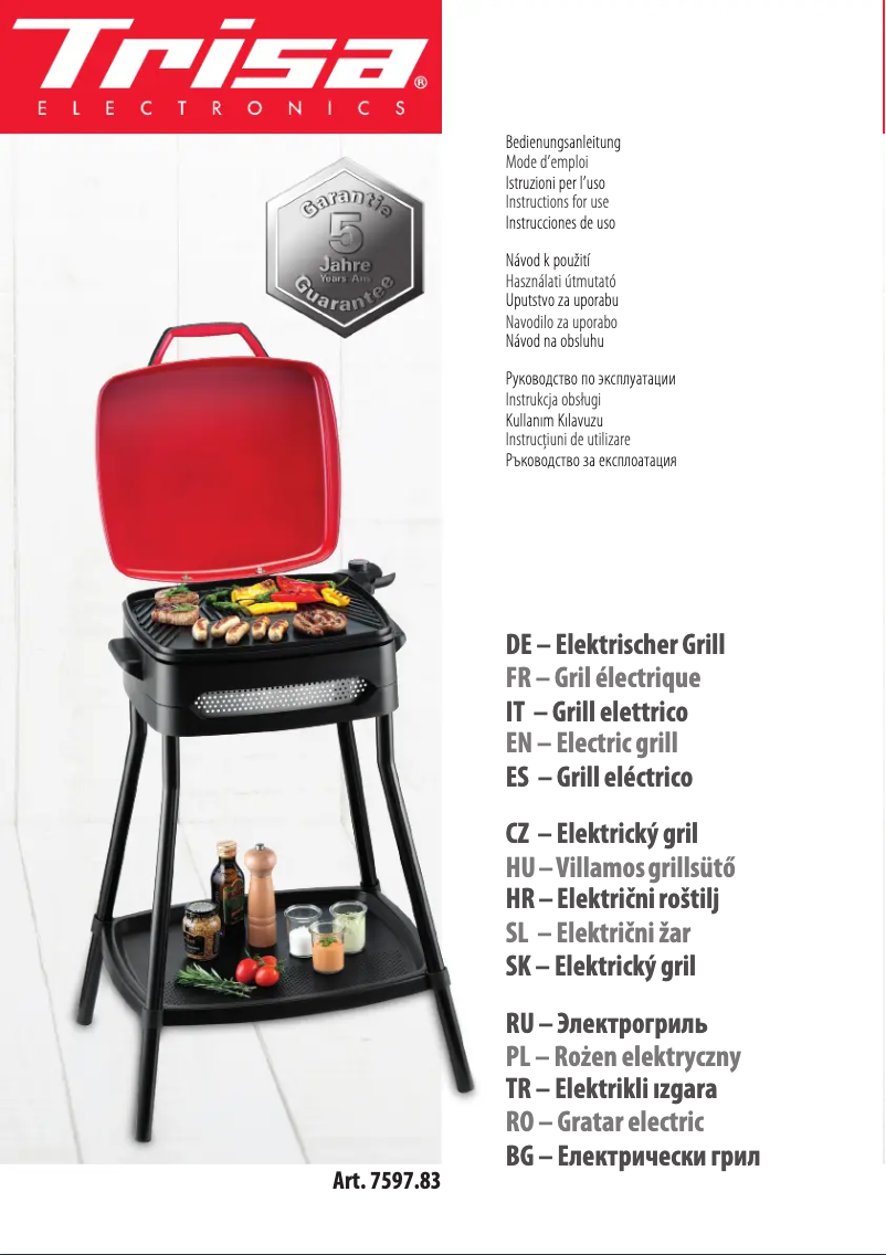 Imagen de la primera página del manual del dispositivo 7597.83