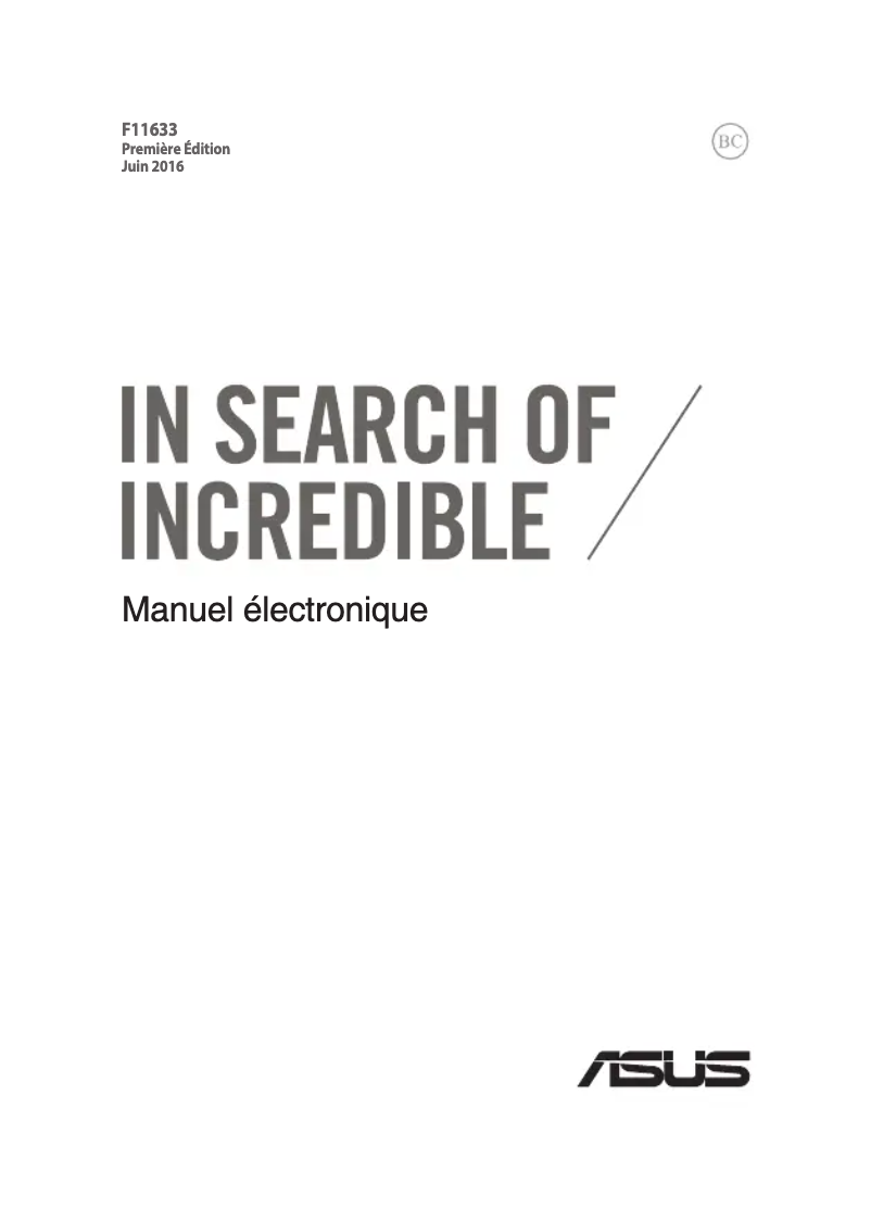 Página 1 del manual Manual de usuario Asus ZenBook 3 UX390