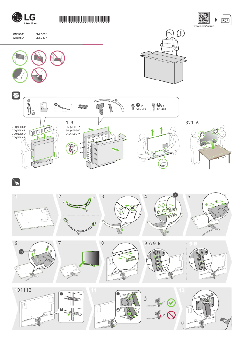 Página nº 1 - Manual de usuario LG 75QNED866QA