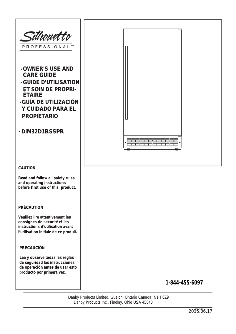 Imagen de la primera página del manual del dispositivo DIM32D1BSSPR