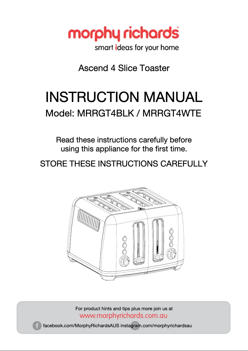 Imagen de la primera página del manual del dispositivo MRRGT4WTE