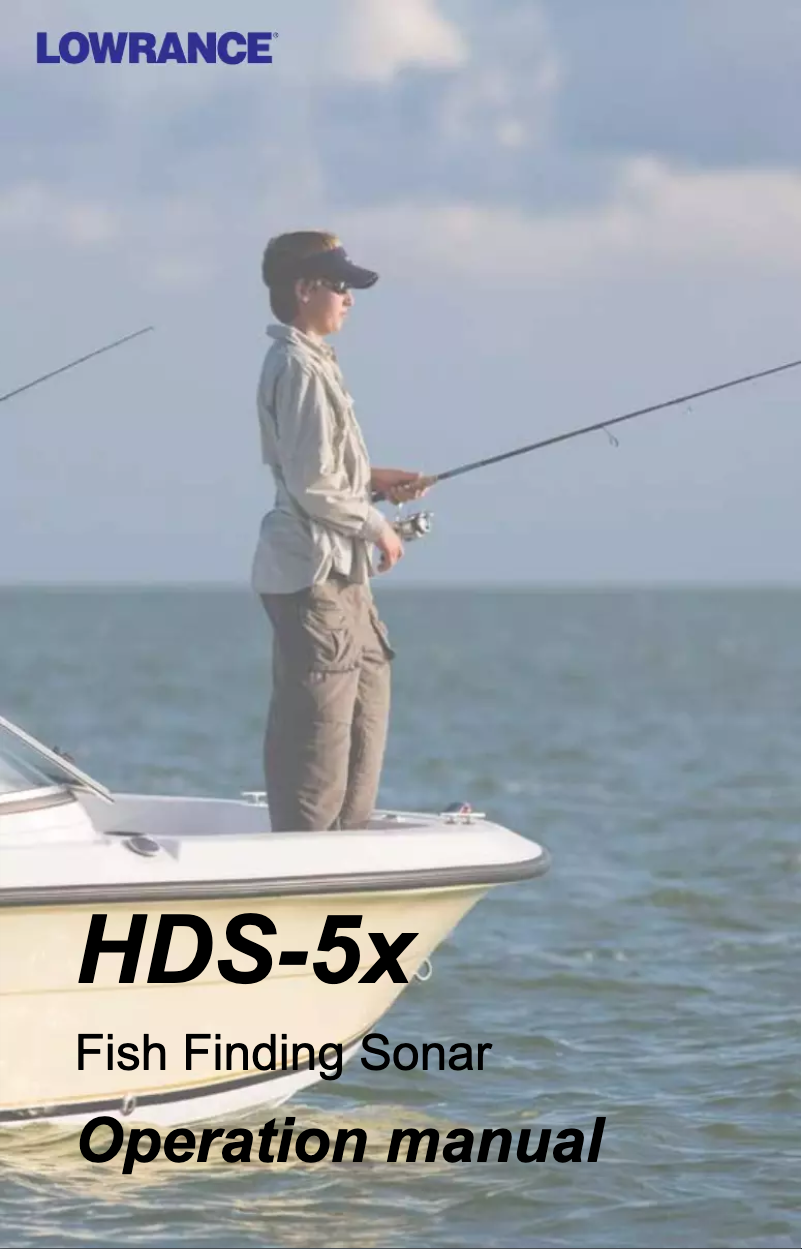 Página 1 del manual Manual de usuario Lowrance HDS-5x