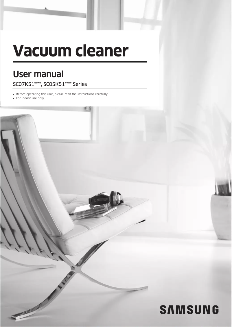 Página 1 del manual Manual de usuario Samsung VC07K51L9H1