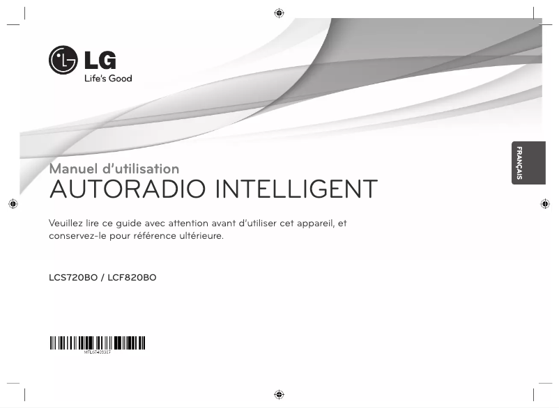 Imagen de la primera página del manual del dispositivo LCF820BO