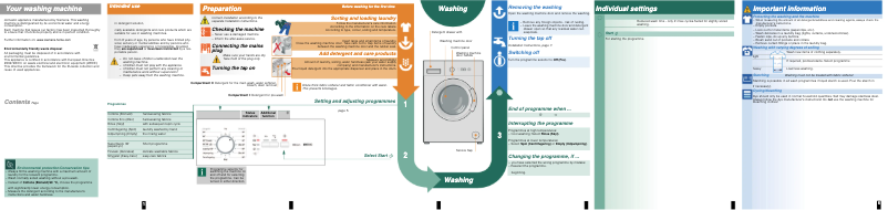 Imagen de la primera página del manual del dispositivo WM12B060DN