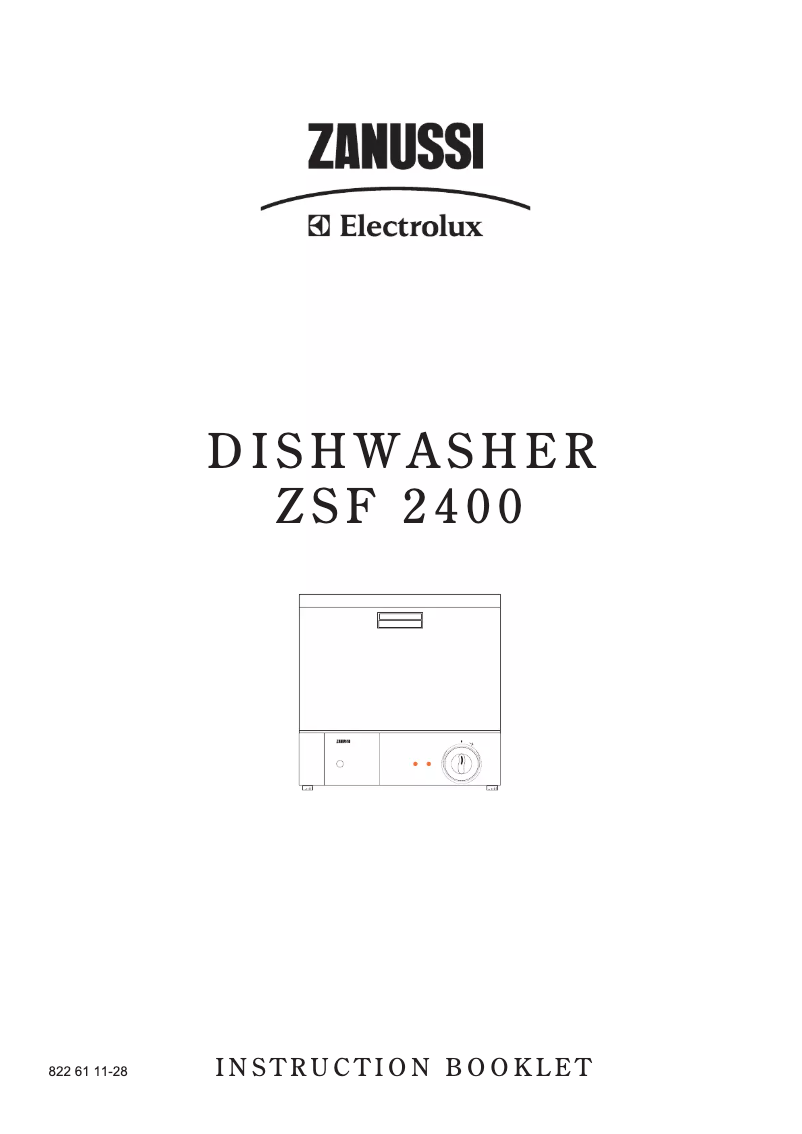 Imagen de la primera página del manual del dispositivo ZSF2400