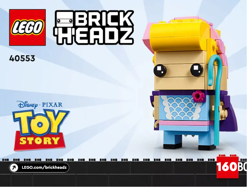 Imagen de la primera página del manual del dispositivo Brickheadz 40553