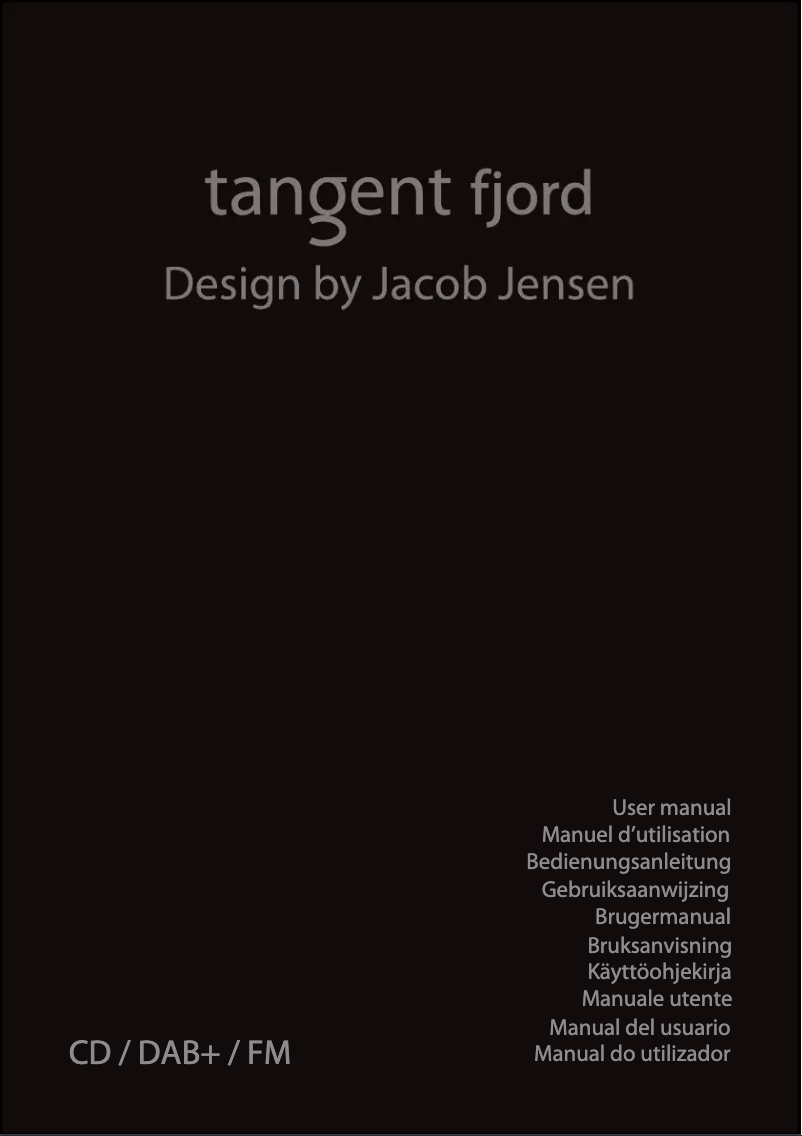 Imagen de la primera página del manual del dispositivo Fjord