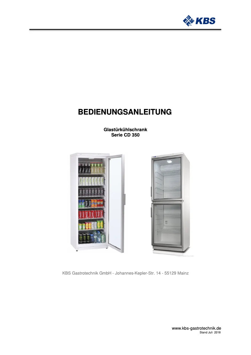 Imagen de la primera página del manual del dispositivo CD 350