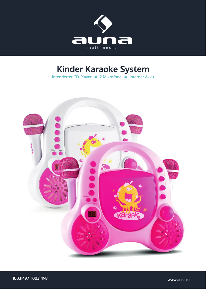 Página 1 del manual Manual de usuario Auna Rockpocket-A PK