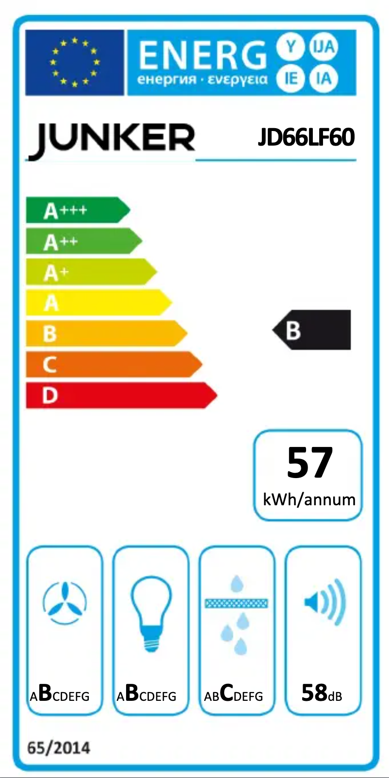 Imagen de la primera página del manual del dispositivo JD66LF60