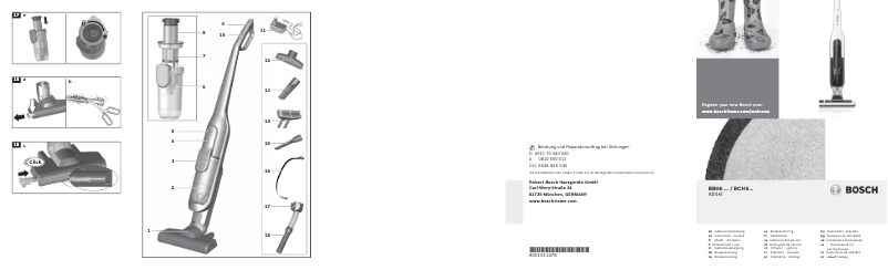 Página 1 del manual Manual de usuario Bosch BCH6ATH18B