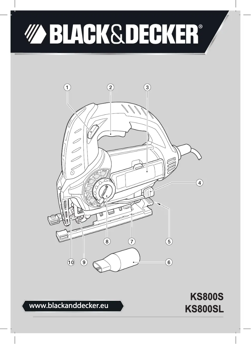 Página nº 1 - Manual de usuario Black & Decker KS800SL