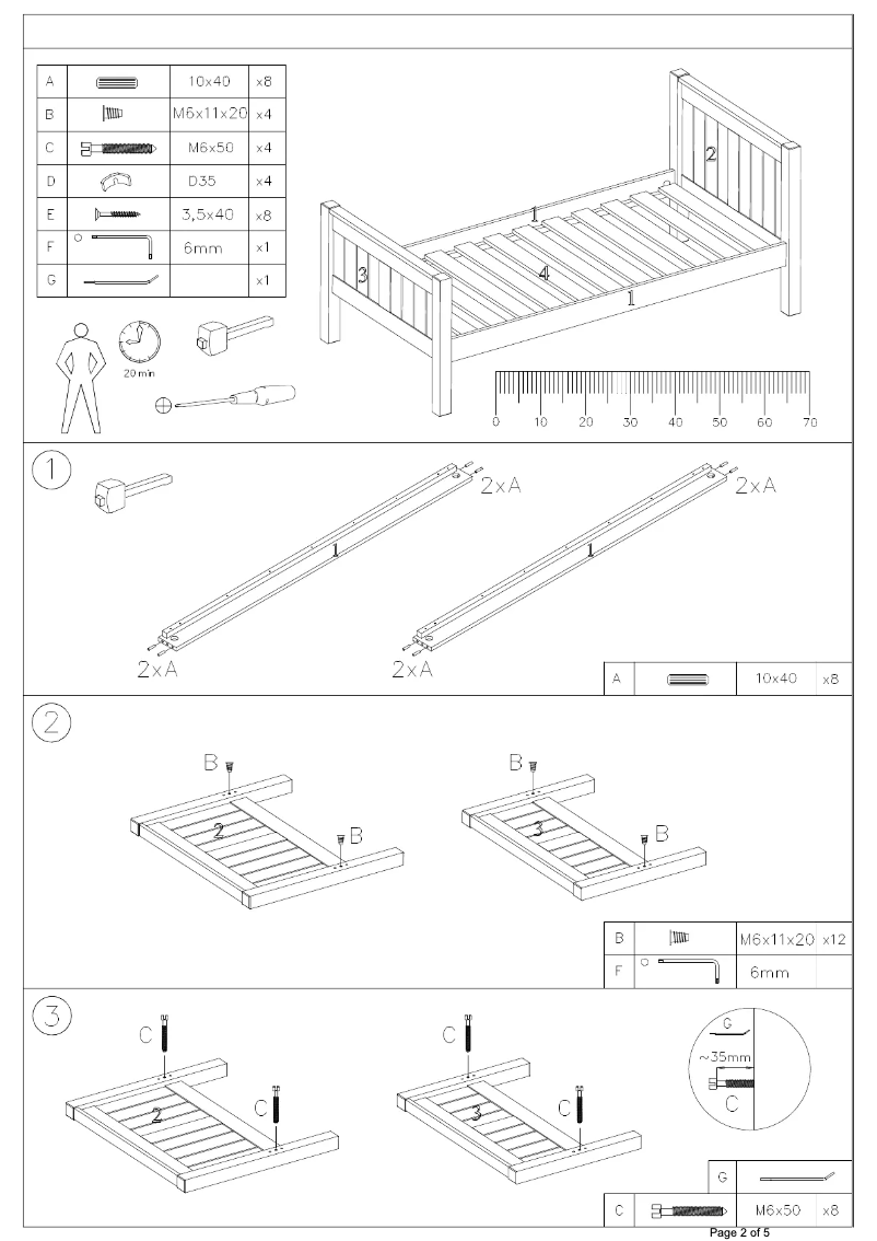 Página nº 1 - Manual de usuario Stompa Classic Kids Single