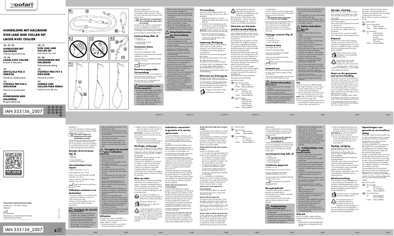 Imagen de la primera página del manual del dispositivo IAN 353156