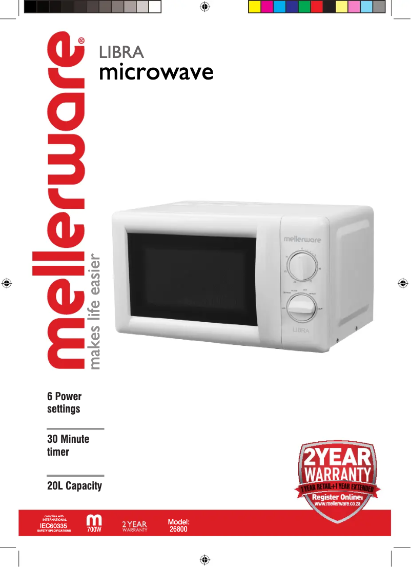 Imagen de la primera página del manual del dispositivo Libra 26800