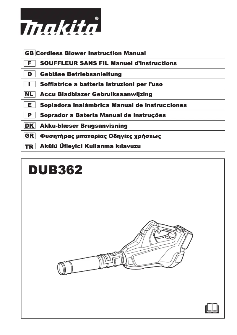 Imagen de la primera página del manual del dispositivo DUB362Z