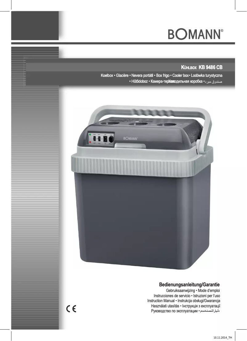 Página 1 del manual Manual de usuario Bomann KB 9486 CB