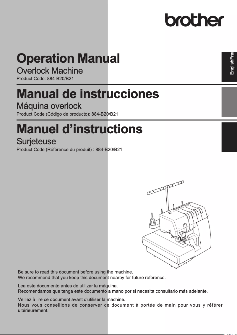 Página 1 del manual Manual de usuario Brother Airflow 3000