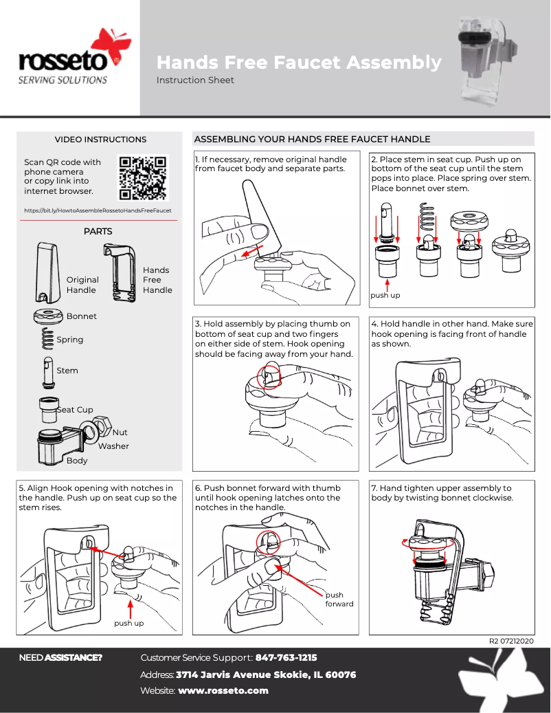 Página 1 del manual Manual de usuario Rosseto LD192