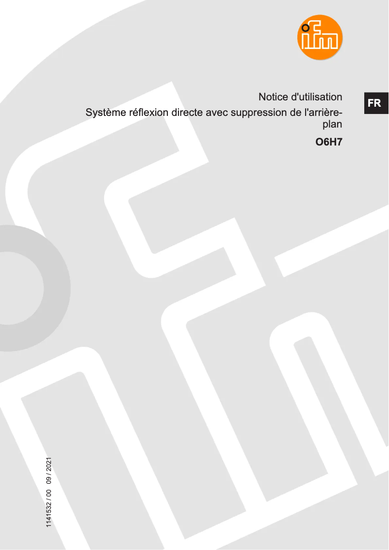 Página 1 del manual Manual de usuario IFM O6H705