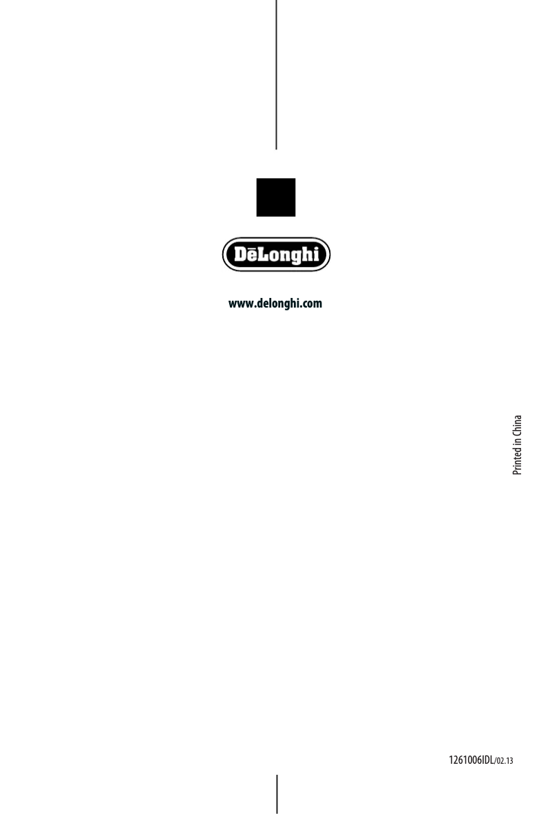 Página nº 1 - Manual de usuario DeLonghi BGR 50