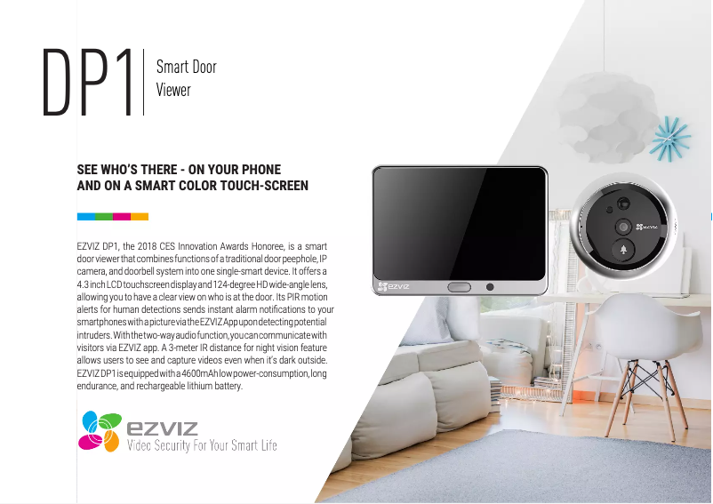 Página 1 del manual Manual de usuario EZVIZ DP1