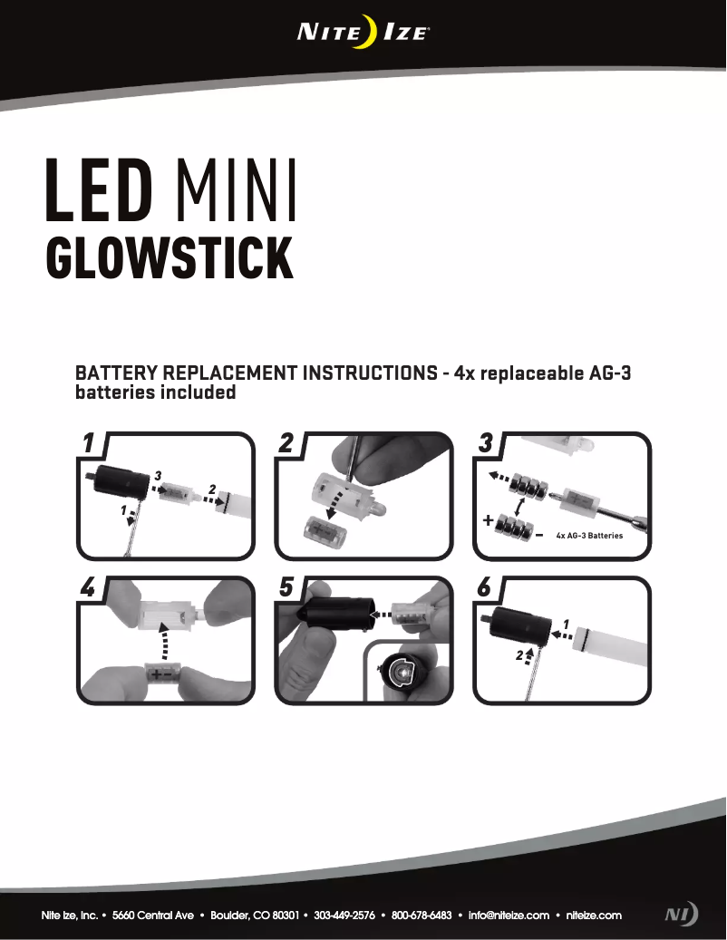 Página 1 del manual Manual de usuario Nite Ize MGS-03-R6