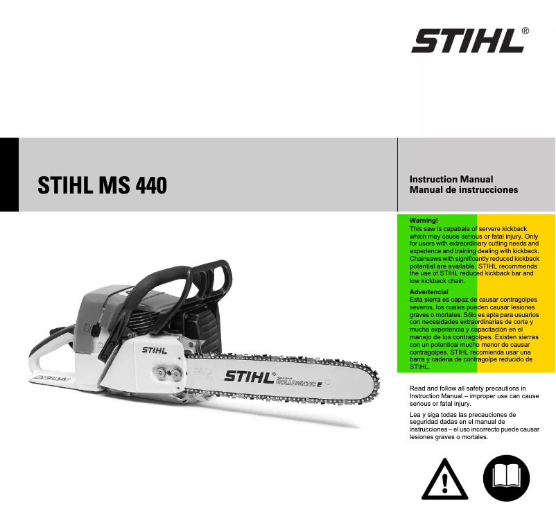 Página 1 del manual Manual de usuario Stihl MS 440